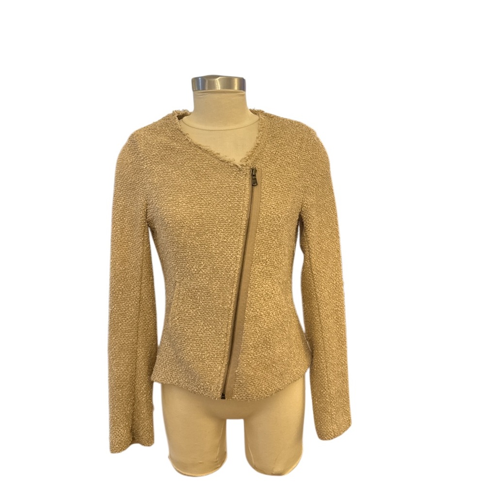Cartonnier Anthropologie Textured Tan Blazer women’s medium
